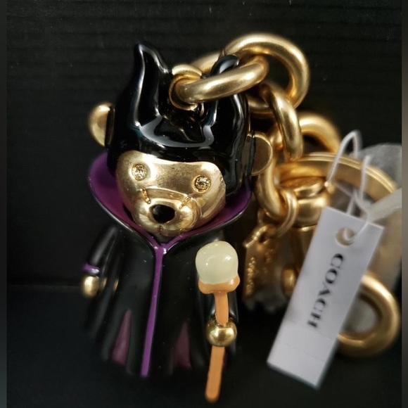 NWT Disney X Coach Limited collation 3D Bear Bag Charm keyring keycharm set - Picture 6 of 7